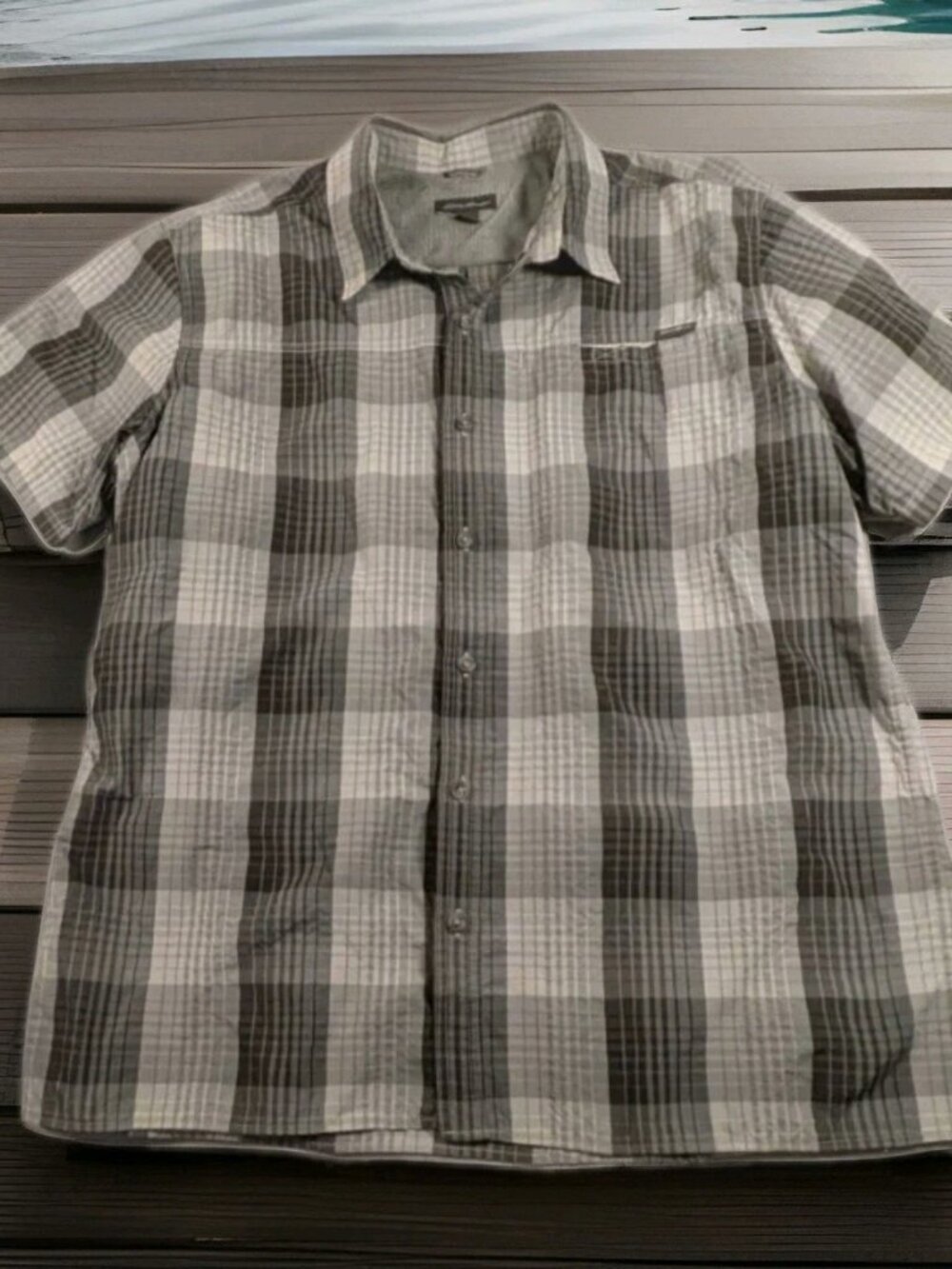Eddie Bauer Shirt Mens XL Business Casual Classic Fit Button-Up